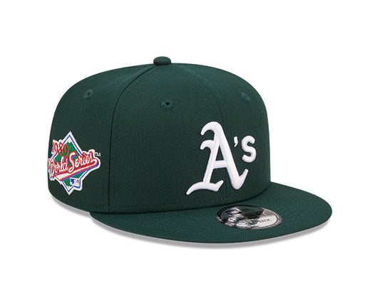 Oakland Athletics Exclusive New Era 1991 All-Star Game PATCH-UP Snapback Hat - Green