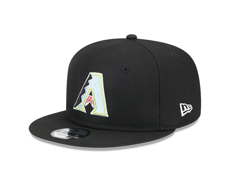 Arizona Diamondbacks 2001 World Series New Era SUPER PACK 9Fifty Snapback Hat - Black/Multi-Color