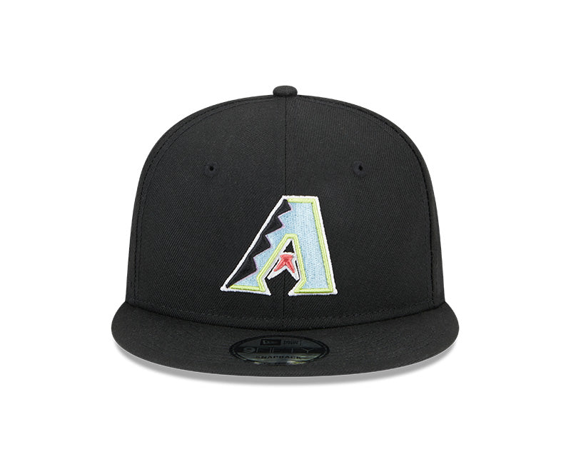 Arizona Diamondbacks 2001 World Series New Era SUPER PACK 9Fifty Snapback Hat - Black/Multi-Color