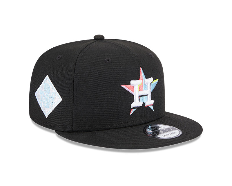 Houston Astros 2001 World Series New Era SUPER PACK 9Fifty Snapback Hat - Black/Multi-Color