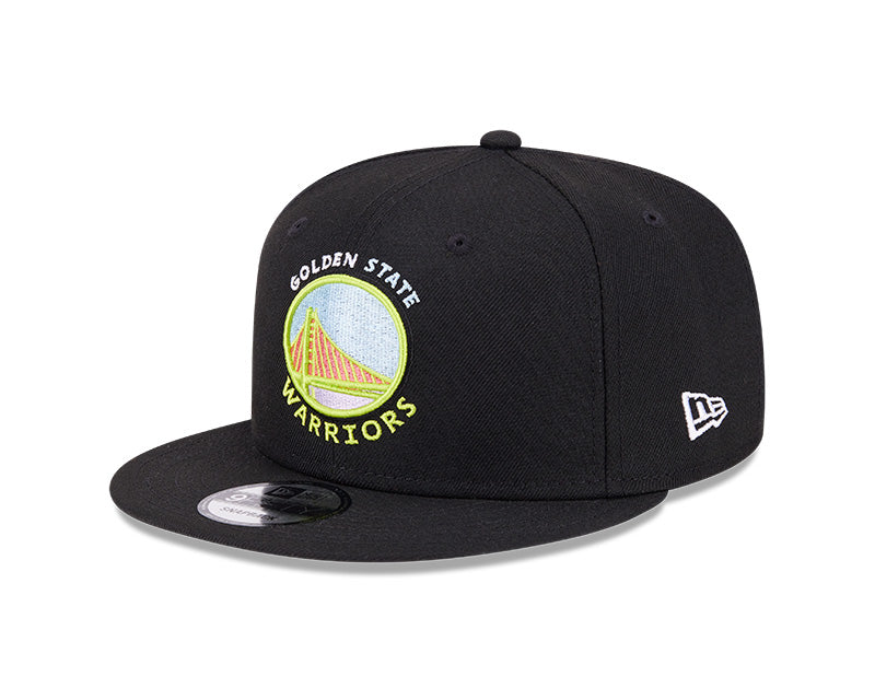Golden State Warriors New Era SUPER PACK 9Fifty Snapback Hat - Black/Multi-Color