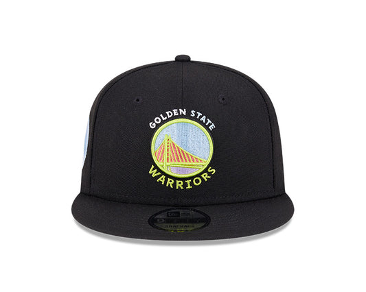 Golden State Warriors New Era SUPER PACK 9Fifty Snapback Hat - Black/Multi-Color