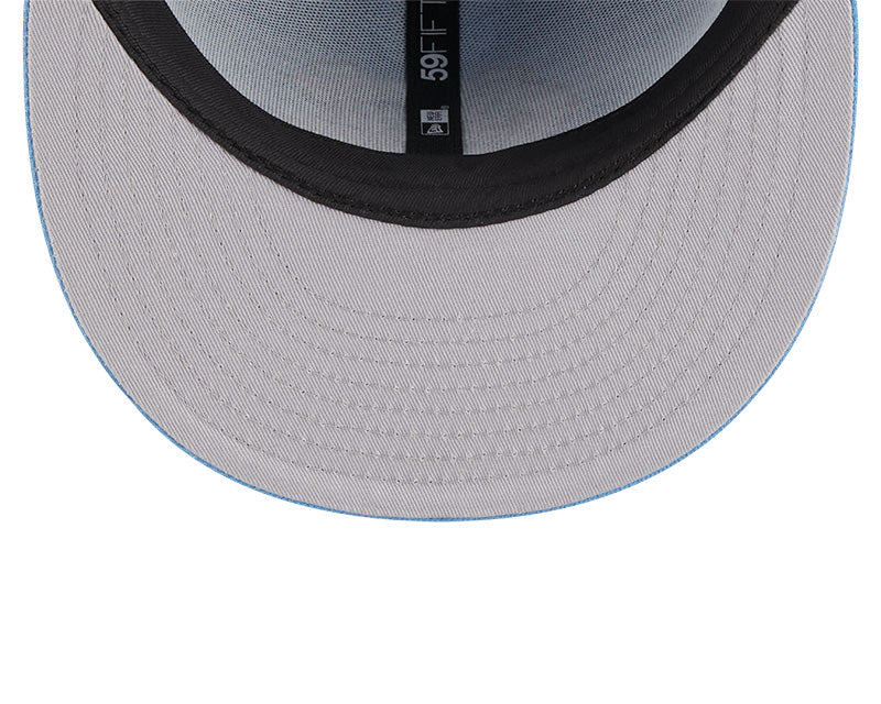 North Carolina Tar Heels New Era NCAA SIDE HIT 59Fifty Fitted Hat - Carolina Blue