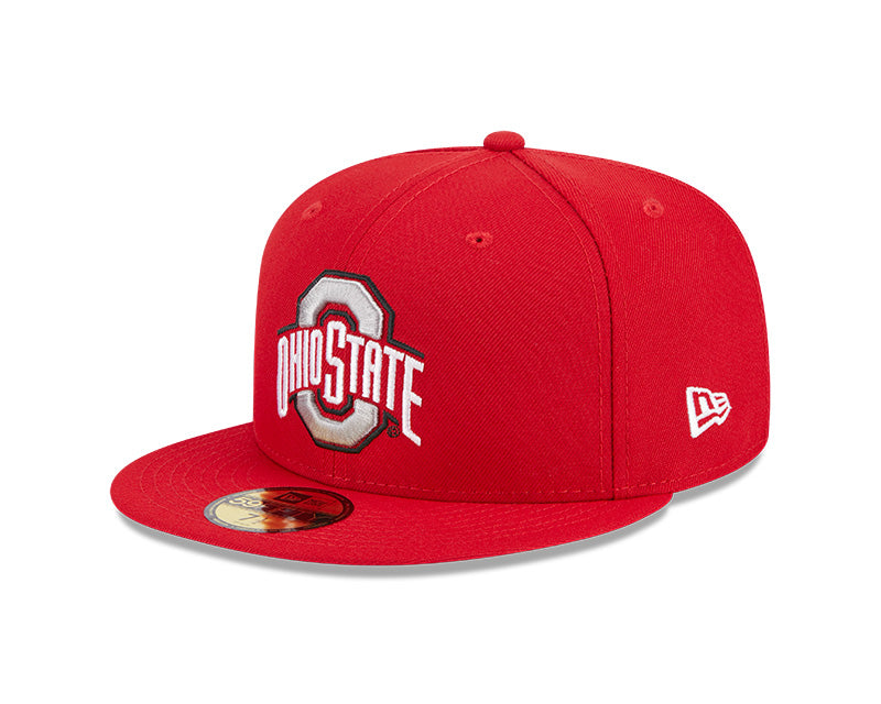 Ohio State Buckeyes New Era NCAA SIDE HIT 59Fifty Fitted Hat - Red