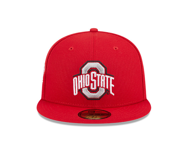 Ohio State Buckeyes New Era NCAA SIDE HIT 59Fifty Fitted Hat - Red