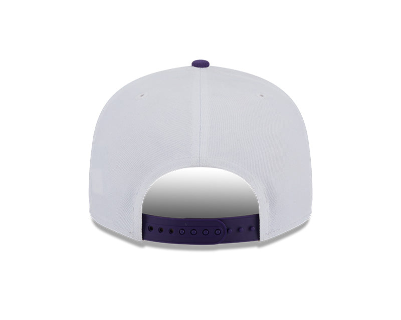 Phoenix Suns NBA New Era CREST 9Fifty Snapback Hat - White/Purple