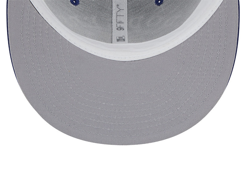 Los Angeles Dodgers MLB New Era THE CLUB TRUCKER 9Fifty Snapback Mesh Hat - White/Royal