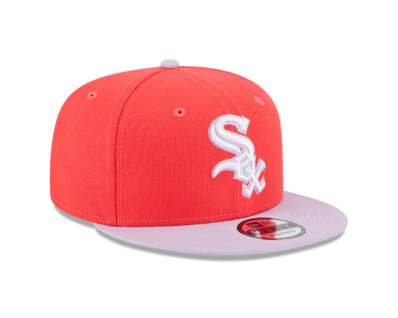 Chicago White Sox New Era SEASONS CHANGE 9Fifty Snapback Hat -Lava Red/Lavender