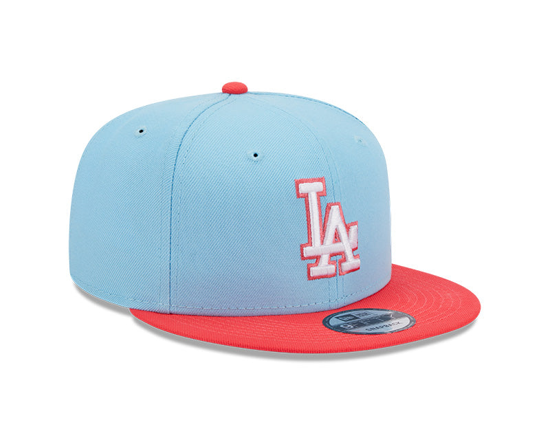 Los Angeles Dodgers New Era SEASONS CHANGE 9Fifty Snapback Hat - Sky/Lava Red