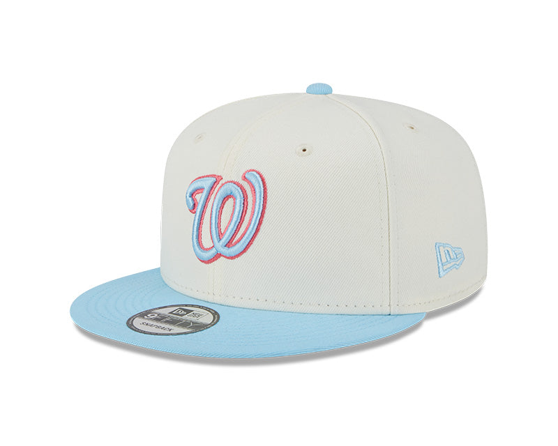 Washington Nationals New Era SEASONS CHANGE 9Fifty Snapback Hat - Chrome/Sky