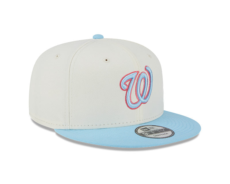 Washington Nationals New Era SEASONS CHANGE 9Fifty Snapback Hat - Chrome/Sky