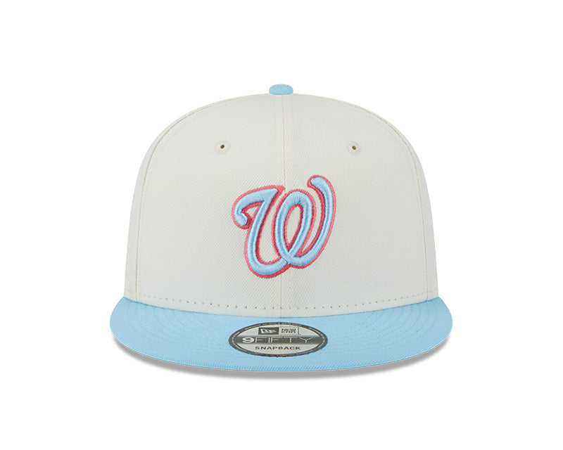 Washington Nationals New Era SEASONS CHANGE 9Fifty Snapback Hat - Chrome/Sky