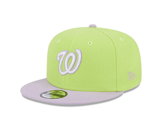 Washington Nationals New Era SEASONS CHANGE 9Fifty Snapback Hat - Cyber/Lavender