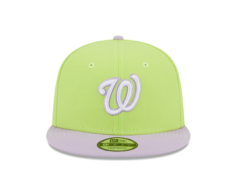 Washington Nationals New Era SEASONS CHANGE 9Fifty Snapback Hat - Cyber/Lavender