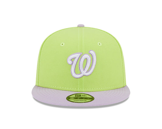 Washington Nationals New Era SEASONS CHANGE 9Fifty Snapback Hat - Cyber/Lavender