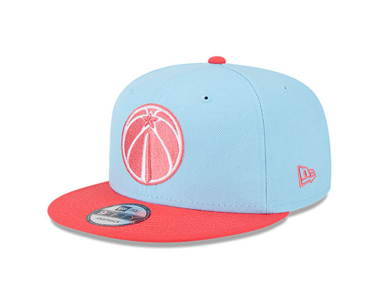 Washington Wizards New Era SEASONS CHANGE 9Fifty Snapback Hat - Sky/Lava Red