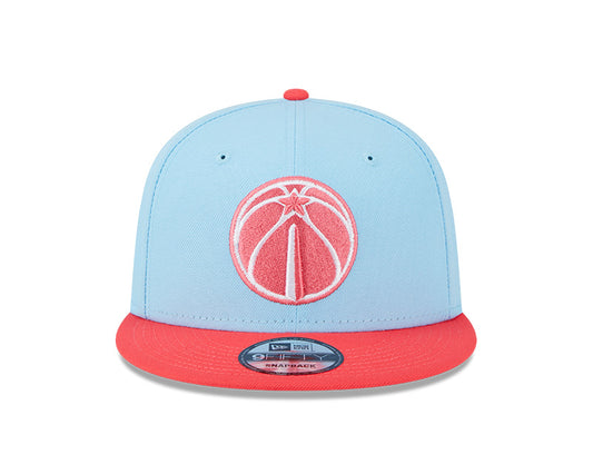Washington Wizards New Era SEASONS CHANGE 9Fifty Snapback Hat - Sky/Lava Red