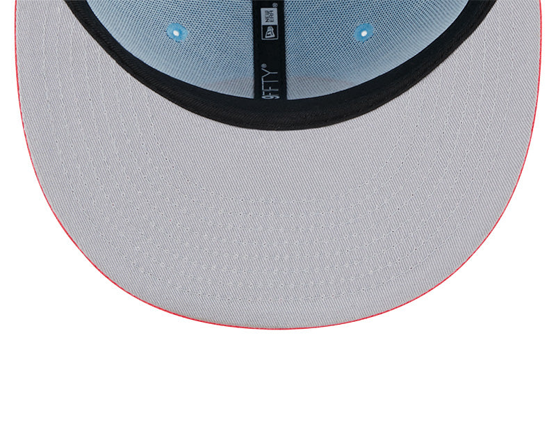 Washington Wizards New Era SEASONS CHANGE 9Fifty Snapback Hat - Sky/Lava Red