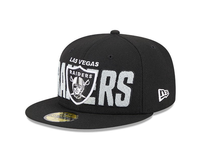 Las Vegas Raiders New Era 2023 NFL Draft On-Stage 59FIFTY Fitted Hat - Black