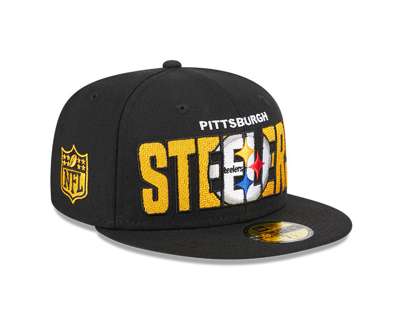 Pittsburgh Steelers New Era 2023 NFL Draft On-Stage 59FIFTY Fitted Hat - Black