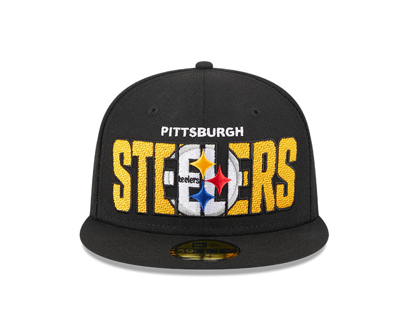 Pittsburgh Steelers New Era 2023 NFL Draft On-Stage 59FIFTY Fitted Hat - Black