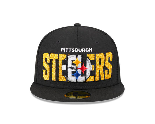 Pittsburgh Steelers New Era 2023 NFL Draft On-Stage 59FIFTY Fitted Hat - Black