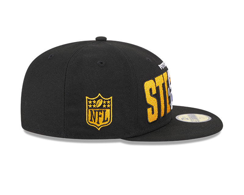 Pittsburgh Steelers New Era 2023 NFL Draft On-Stage 59FIFTY Fitted Hat - Black