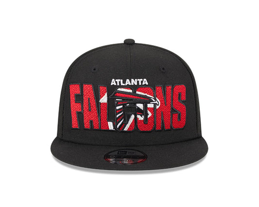 Atlanta Falcons New Era 2023 NFL Draft 9FIFTY Snapback Adjustable Hat - Black