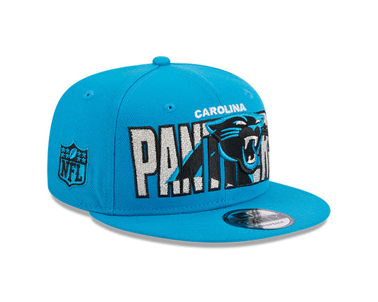 Carolina Panthers New Era 2023 NFL Draft 9FIFTY Snapback Adjustable Hat - Panther Blue