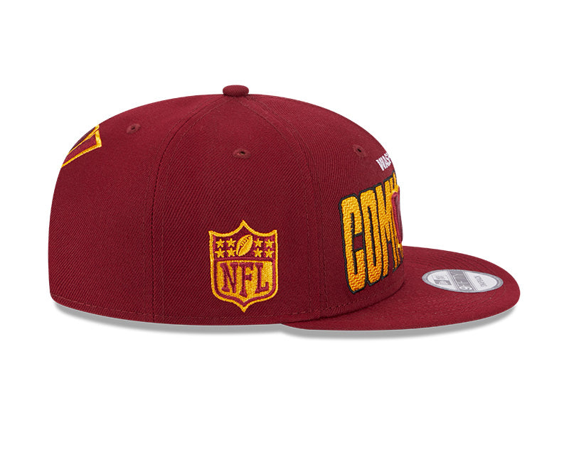 Washington Commanders New Era 2023 NFL Draft 9FIFTY Snapback Adjustable Hat - Burgundy