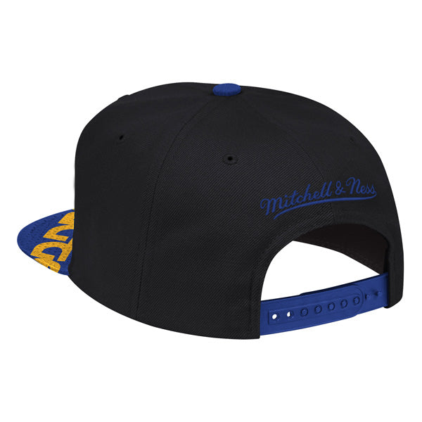 Denver Nuggets HWC Mitchell & Ness SNAP SHOT Snapback NBA Hat- Black/Rainbow