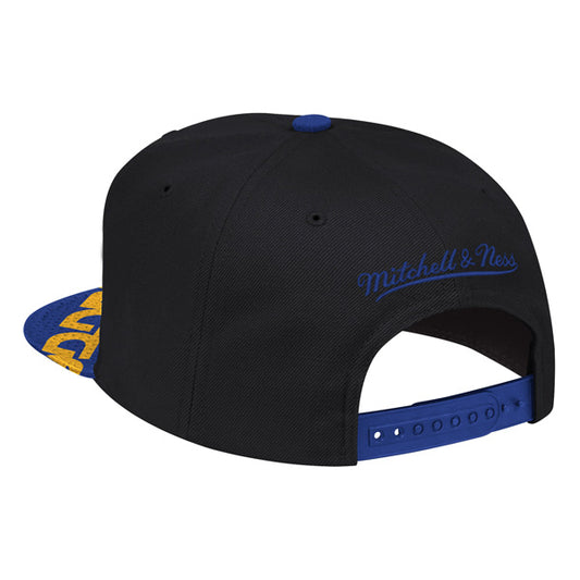 Denver Nuggets HWC Mitchell & Ness SNAP SHOT Snapback NBA Hat- Black/Rainbow