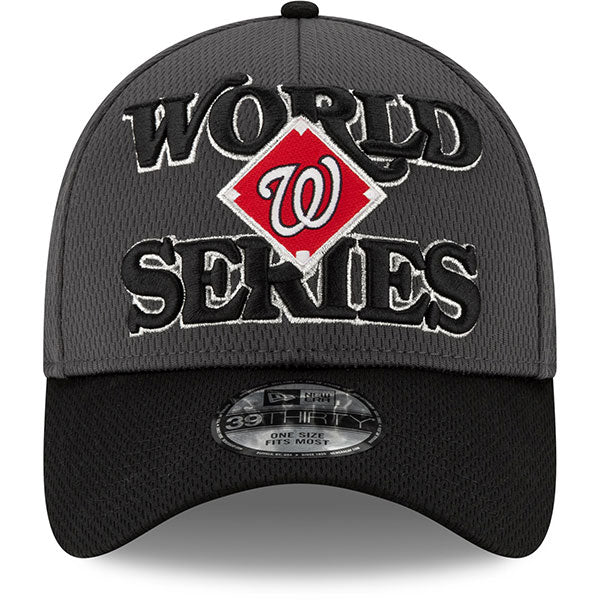 Washington Nationals New Era 2019 MLB National League Champions LOCKER ROOM FLEX-FIT 39Thirty Hat - OSFM