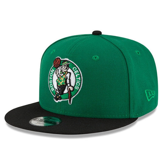 Boston Celtics New Era YOUTH 9Fifty Snapback Adjustable NBA Hat - Green/Black