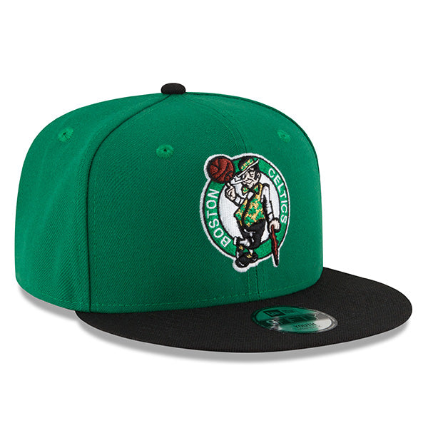 Boston Celtics New Era YOUTH 9Fifty Snapback Adjustable NBA Hat - Green/Black