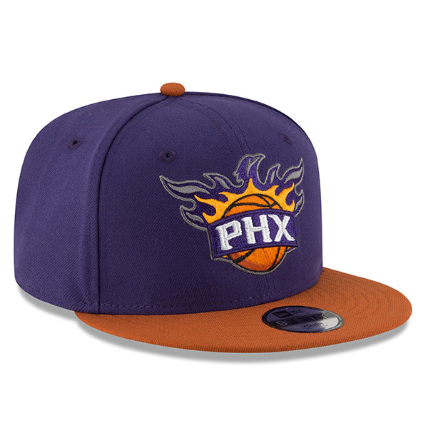 Phoenix Suns New Era YOUTH 9Fifty Snapback Adjustable NBA Hat - Purple/Orange