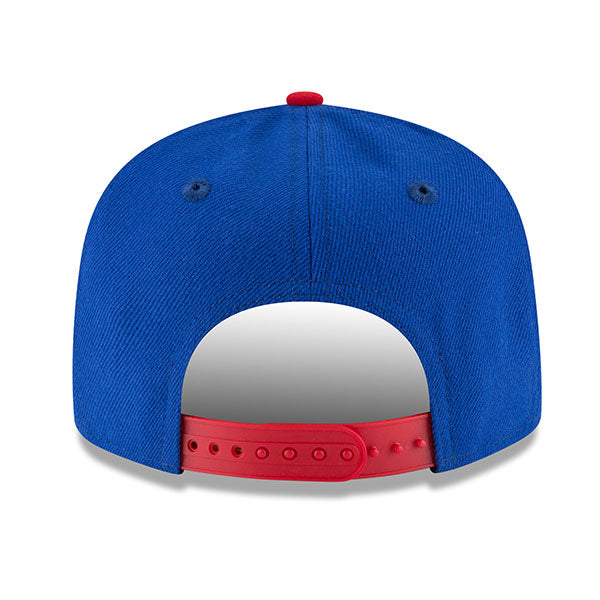 Philadelphia 76ers New Era YOUTH 9Fifty Snapback Adjustable NBA Hat - Royal/Red