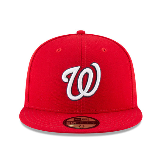 Washington Nationals New Era Authentic Collection Game On-Field Fitted 59Fifty MLB Hat - Red