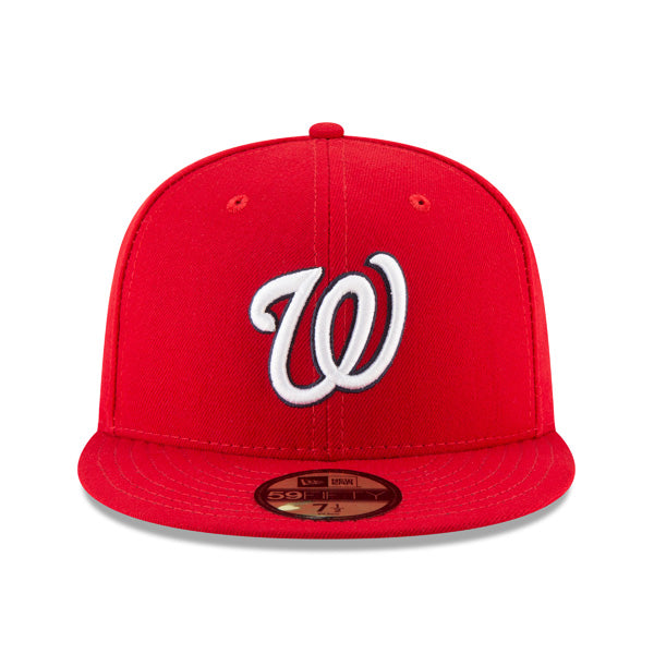 Washington Nationals New Era Authentic Collection Game On-Field Fitted 59Fifty MLB Hat - Red