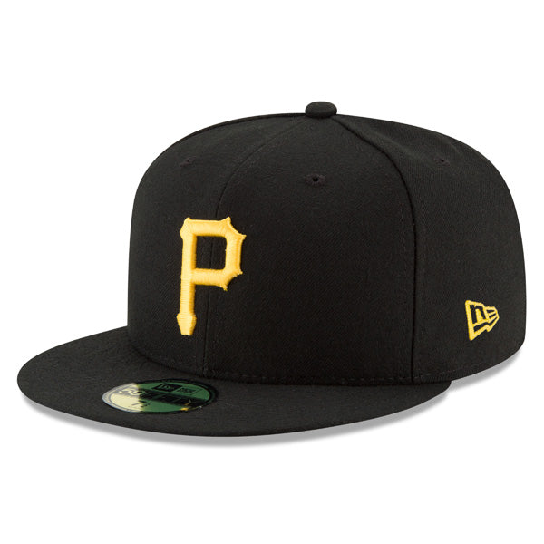 Pittsburgh Pirates New Era Authentic Collection Game On-Field Fitted 59Fifty MLB Hat - Black