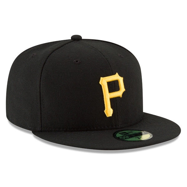 Pittsburgh Pirates New Era Authentic Collection Game On-Field Fitted 59Fifty MLB Hat - Black