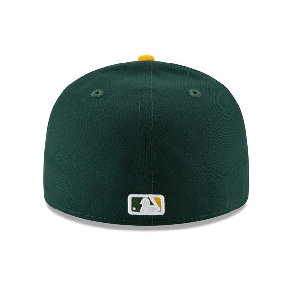 Oakland Athletics New Era Authentic Collection Home On-Field Fitted 59Fifty MLB Hat - Green/Yellow