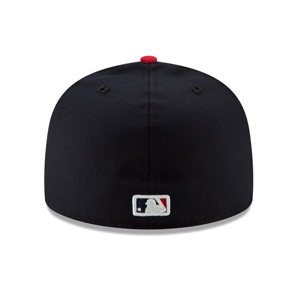 Atlanta Braves New Era Authentic Collection Home On-Field Fitted 59Fifty MLB Hat - Navy/Red