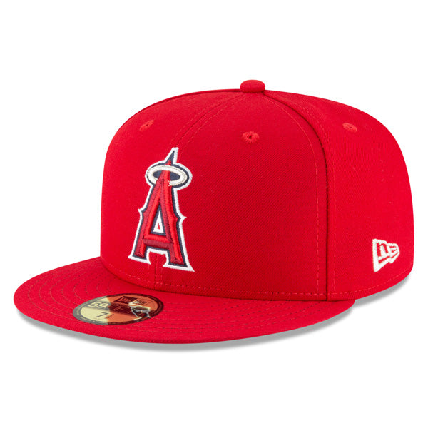 Los Angeles Angels New Era Authentic Collection GAME On-Field 59Fifty Fitted MLB Hat - Red