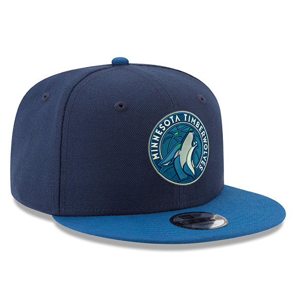 Minnesota Timberwolves New Era YOUTH 9Fifty Snapback Adjustable NBA Hat - Navy/Blue