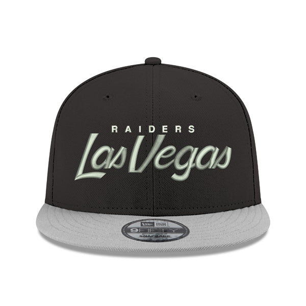 Las Vegas Raiders NFL New Era VEGAS SCRIPT 9Fifty Snapback Hat