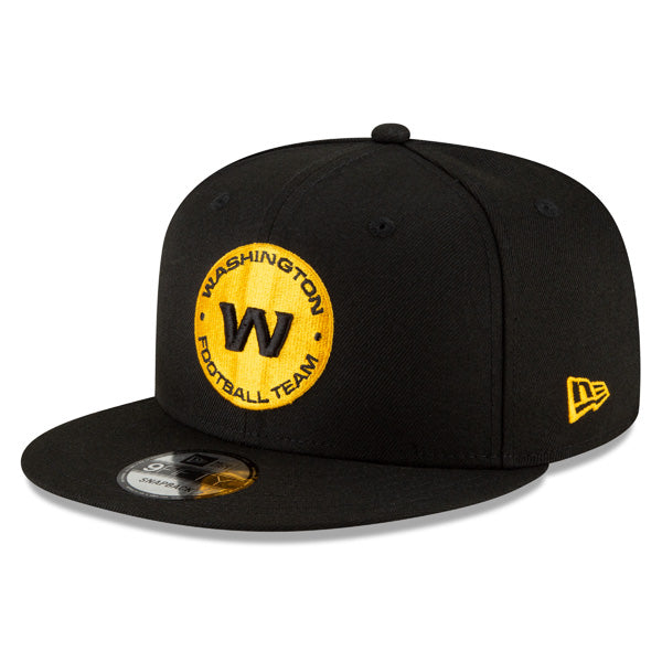 Washington Football Team New Era Primary Logo 9FIFTY Snapback Hat = Black/Yellow