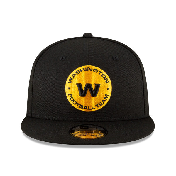 Washington Football Team New Era Primary Logo 9FIFTY Snapback Hat = Black/Yellow