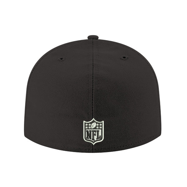 Washington Football Team New Era Secondary Logo 59Fifty Fitted Hat - Black/White