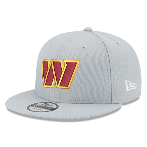 Washington Commanders New Era PRIMARY LOGO 9Fifty Snapback Adjustable Hat - Gray